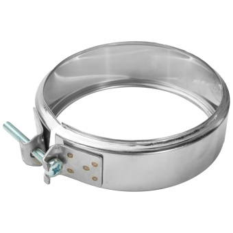 Хомут обжимной D-250 для дымохода из нержавеющей стали Прок